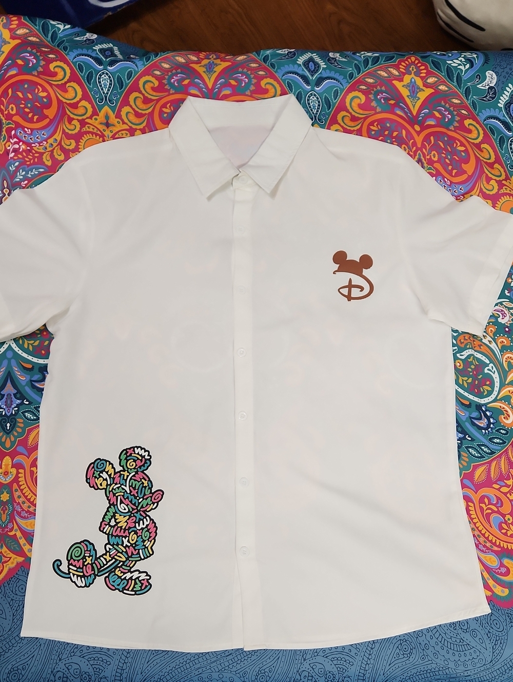 Mens Faux DISNEY shirt